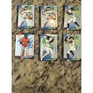 2026 Topps Finest Houston Astros 4-Card Team Set Lot Tatsuya Imai Mini Diamond